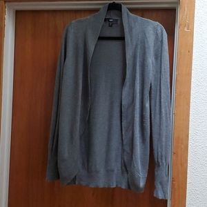 ❌sold Mossimo grey longline open cardigan
